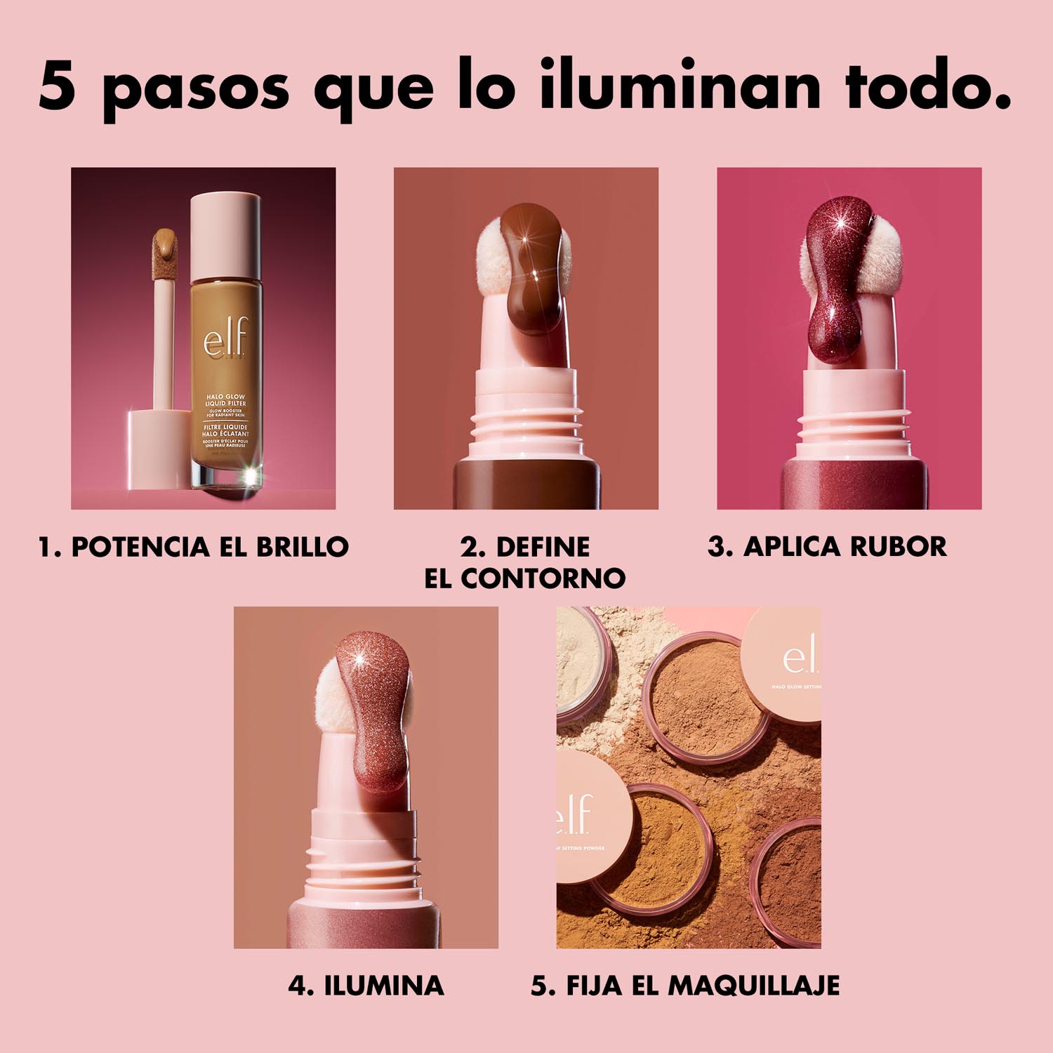 E.L.F. HALO GLOW SETTING POWDER (POLVO FIJADOR DE MAQUILLAJE)